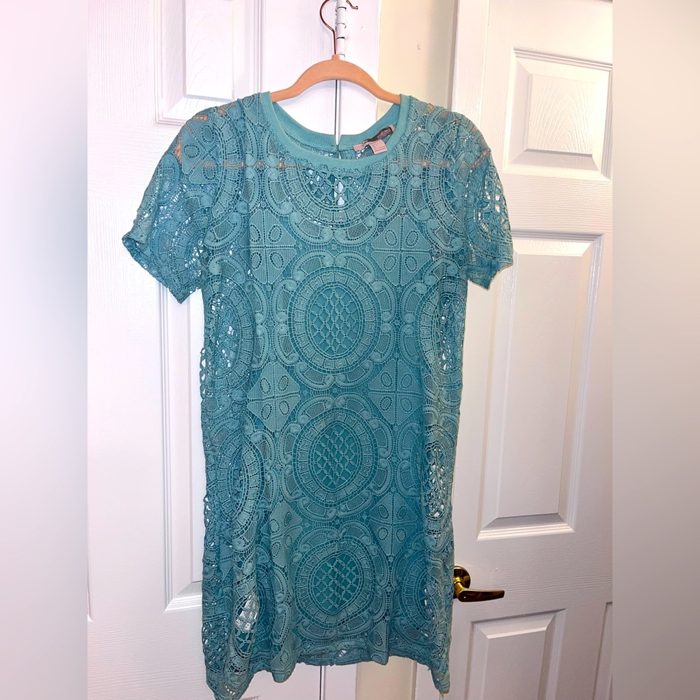 Forever 21, aqua dress!